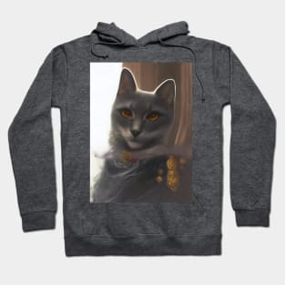 Mystic Mage cat: Purr Gwen Hoodie